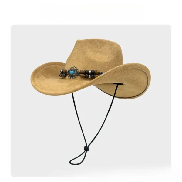 Chapeau de cowboy style western rétro